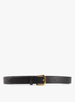 Soeur Ceinture à Boucle En Cuir | Noir