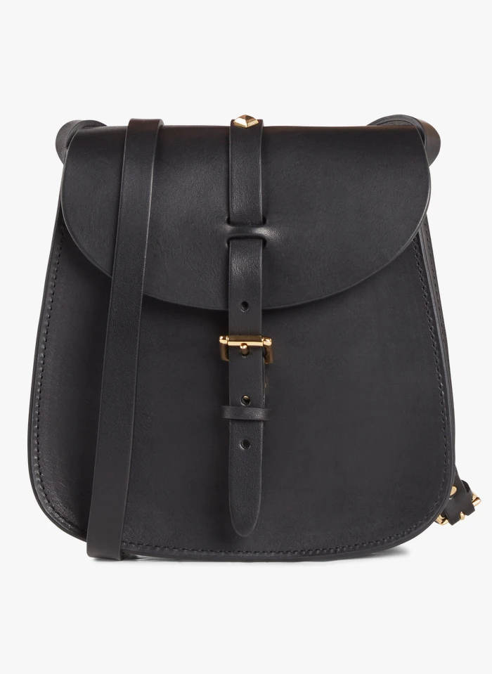 LE SAB - Mini Besace à Boucle En Cuir | Noir 3 LE SAB - Mini Besace à Boucle En Cuir | Noir