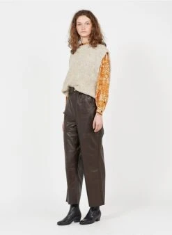 Soeur GAZETTE - Bottines à Talons En Cuir | Noir -Vêtements-Soeur 3024958