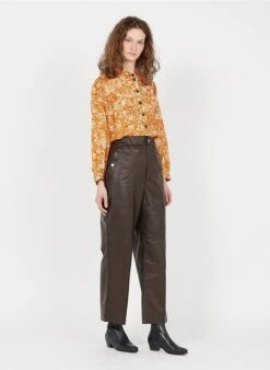 Soeur GAZETTE - Bottines à Talons En Cuir | Noir -Vêtements-Soeur 3024984