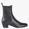 Soeur GAZETTE - Bottines à Talons En Cuir | Noir -Vêtements-Soeur 3025951