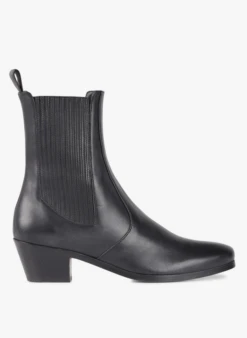 Soeur GAZETTE - Bottines à Talons En Cuir | Noir