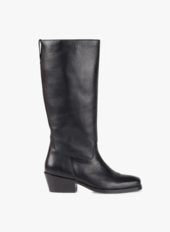 Soeur BERGAM - Bottes à Talon En Cuir | Noir -Vêtements-Soeur 3025963