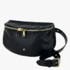 GRANDE LILI - Sac Banane Zippé En Cuir | Noir