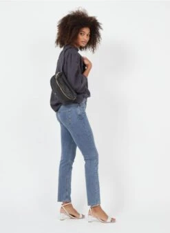 GRANDE LILI - Sac Banane Zippé En Cuir | Noir 8 GRANDE LILI - Sac Banane Zippé En Cuir | Noir -Vêtements-Soeur 3059061