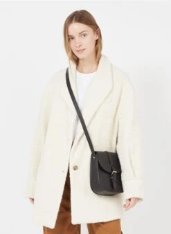 LE SAB MEDIUM - Sac Bandoulière En Cuir | Noir -Vêtements-Soeur 3128160