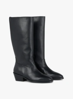 Soeur BERGAM - Bottes à Talon En Cuir | Noir -Vêtements-Soeur 3156978