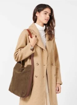 LE ENZO - Sac Porté épaule En Cuir | Marron -Vêtements-Soeur 3206340