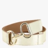 LA CHANZY - Ceinture En Croûte De Cuir | Doré -Vêtements-Soeur 3596401