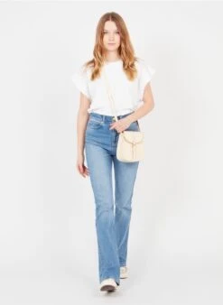 LE SAB ROCK - Mini Besace à Boucle En Cuir | Beige -Vêtements-Soeur 3604863