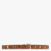 LA GRANDE KELLER VELOURS 30MM - Ceinture à Boucle à Oeillets En Cuir | Marron -Vêtements-Soeur 3702618