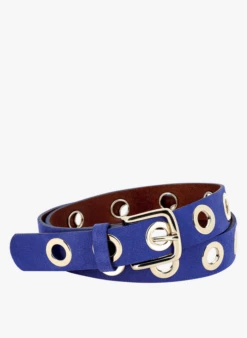 LA GRANDE KELLER VELOURS 30MM - Ceinture à Boucle à Oeillets En Cuir | Multicolore