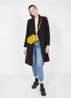 LE MINI SOHNA - Sac Bandoulière En Croute De Cuir | Jaune 9 LE MINI SOHNA - Sac Bandoulière En Croute De Cuir | Jaune -Vêtements-Soeur 3768744