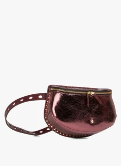 LA LILI - Banane En Cuir Métallisé | Rouge 8 LA LILI - Banane En Cuir Métallisé | Rouge -Vêtements-Soeur 3775610