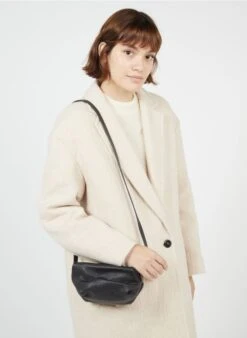 LE MINI SOHNA - Sac Bandoulière En Cuir | Noir -Vêtements-Soeur 3785558