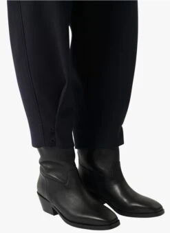 Soeur BERGAM - Bottes à Talon En Cuir | Noir