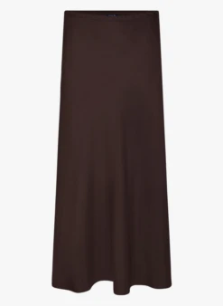 Soeur FEVER - Jupe Midi Fluide En Satin | Gris -Vêtements-Soeur 3984853