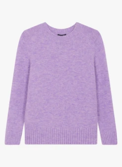 Soeur ENVIE - Pull Col Rond En Maille | Violet -Vêtements-Soeur 3984860