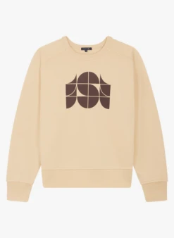 Soeur THIBAULT - Sweat Col Rond En Coton | Beige -Vêtements-Soeur 3984901