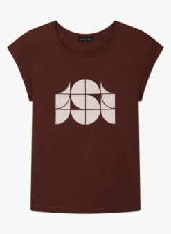 Soeur VALENTINA - Tee-shirt Col Rond Sérigraphié En Coton Mélangé | -Vêtements-Soeur 3984913