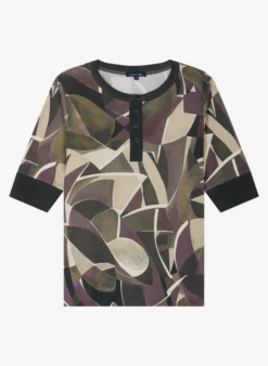 Soeur MONALISA - Tee-shirt En Jersey De Coton Imprimé | Gris -Vêtements-Soeur 3985043