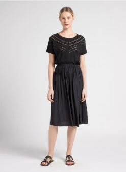 Soeur TARANIS - Mules Plates En Cuir | Noir -Vêtements-Soeur 4008569