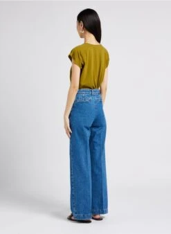 Soeur CALIFORNIA - Jean Boot-cut En Coton | Jean Délavé -Vêtements-Soeur 4009683