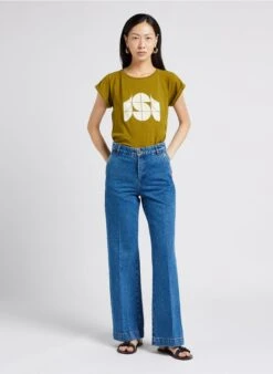 Soeur CALIFORNIA - Jean Boot-cut En Coton | Jean Délavé -Vêtements-Soeur 4009684