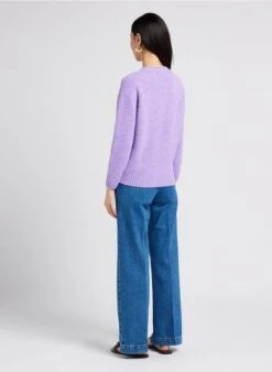 Soeur ENVIE - Pull Col Rond En Maille | Violet -Vêtements-Soeur 4009687 1