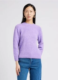 Soeur ENVIE - Pull Col Rond En Maille | Violet