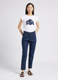 Soeur VALENTINA - Tee-shirt Col Rond Sérigraphié En Coton Mélangé | Blanc 10 Soeur VALENTINA - Tee-shirt Col Rond Sérigraphié En Coton Mélangé | Blanc -Vêtements-Soeur 4009805