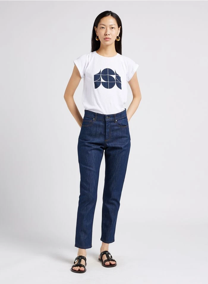 Soeur VALENTINA - Tee-shirt Col Rond Sérigraphié En Coton Mélangé | Blanc 6 Soeur VALENTINA - Tee-shirt Col Rond Sérigraphié En Coton Mélangé | Blanc – Image 4