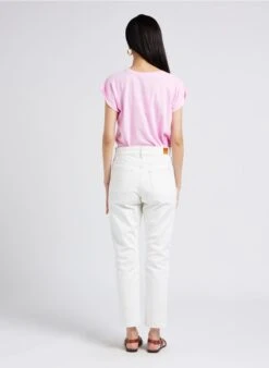 Soeur VALENTINA - Tee-shirt Col Rond Sérigraphié En Coton Mélangé | Rose -Vêtements-Soeur 4009812