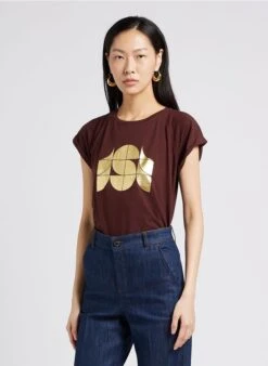 Soeur VALENTINA - Tee-shirt Col Rond Sérigraphié En Coton Mélangé | -Vêtements-Soeur 4009962