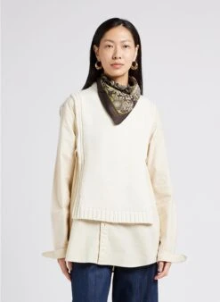 Soeur UZEL - Plastron En Laine | Beige