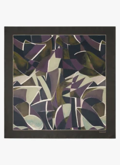 Soeur CAPUCINE - Foulard En Soie Imprimé | Gris