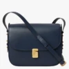 Soeur BELLISSIMA MAXI - Sac Bandoulière En Cuir Glacé | Bleu