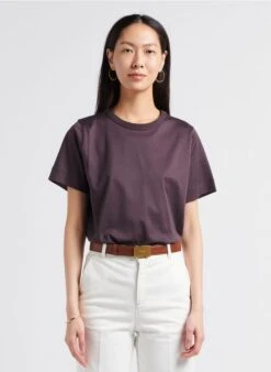 Soeur BASIC - Tee Shirt à Col Rond En Coton | Gris