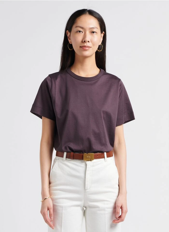 Soeur BASIC - Tee Shirt à Col Rond En Coton | Gris