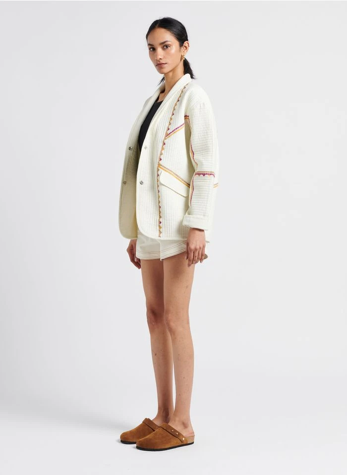 Soeur SLEEPY - Sabots Plats En Cuir | Blanc 10 Soeur SLEEPY - Sabots Plats En Cuir | Blanc – Image 8