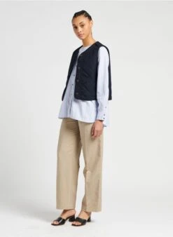 Soeur THALIE - Chemise En Popeline De Coton Rayée | Rayé -Vêtements-Soeur 4098709