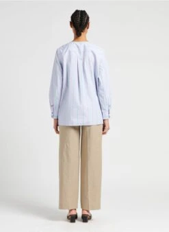 Soeur THALIE - Chemise En Popeline De Coton Rayée | Rayé -Vêtements-Soeur 4098712