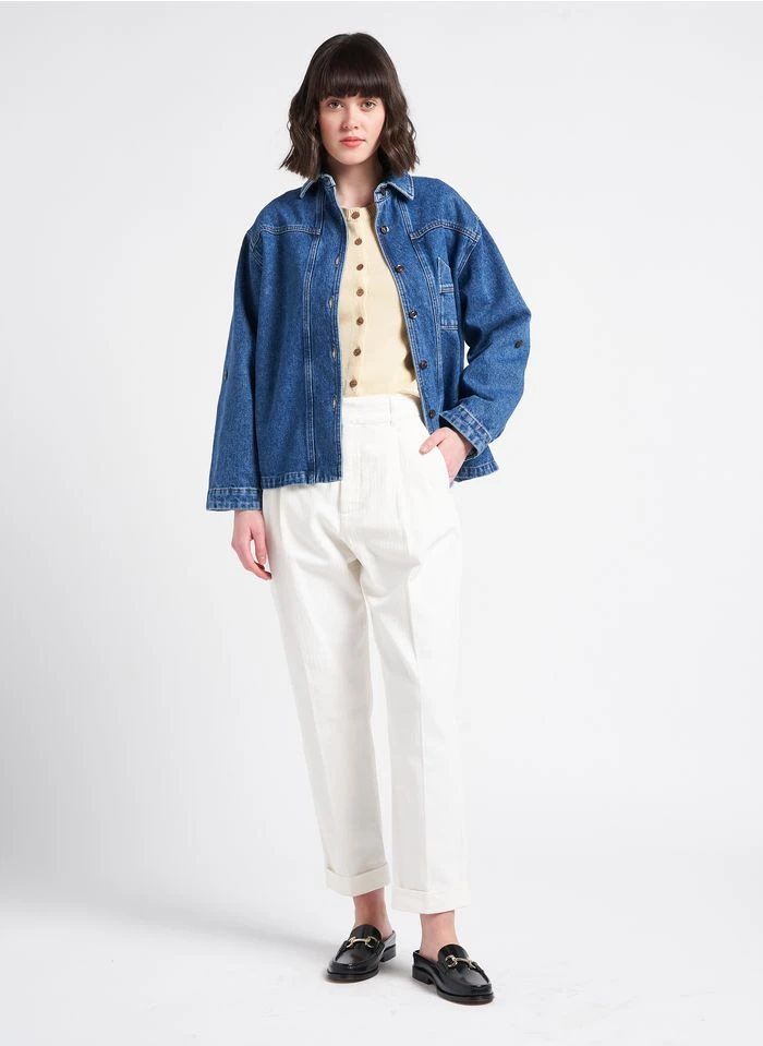 Soeur TITA - Cardigan Col Rond En Coton | Beige 10 Soeur TITA - Cardigan Col Rond En Coton | Beige – Image 8