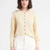 Soeur TITA - Cardigan Col Rond En Coton | Beige -Vêtements-Soeur 4128466