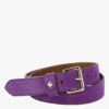 TURENNE - Ceinture En Cuir Velours | Violet 2 TURENNE - Ceinture En Cuir Velours | Violet -Vêtements-Soeur 4132258
