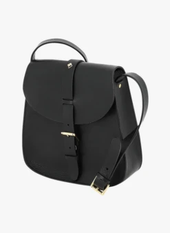 LE SAB MEDIUM - Sac Bandoulière En Cuir | Noir -Vêtements-Soeur 4132288