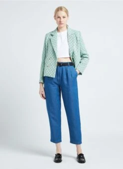 LA TURENNE - Ceinture En Cuir Lisse | Noir -Vêtements-Soeur 4137564