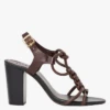 Soeur TANYA - Sandales à Talons En Cuir | Marron -Vêtements-Soeur 4152157