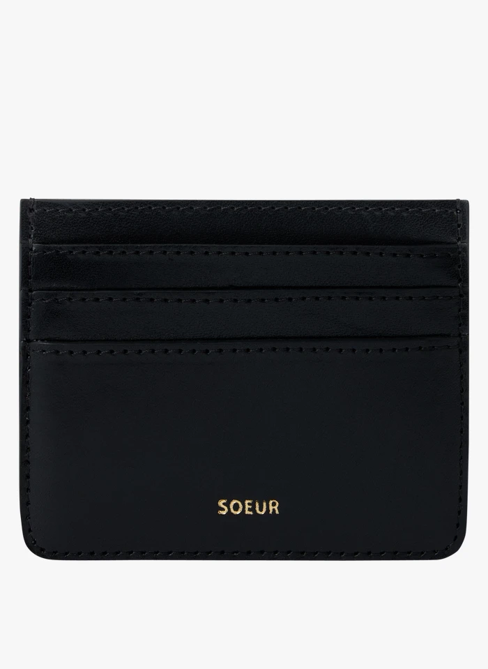 Soeur TAMPA - Porte-cartes En Cuir | Noir