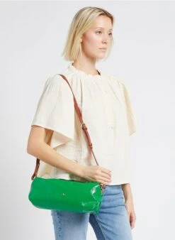 LE NEW SOHNA - Sac Bandoulière En Cuir | Vert -Vêtements-Soeur 4170355